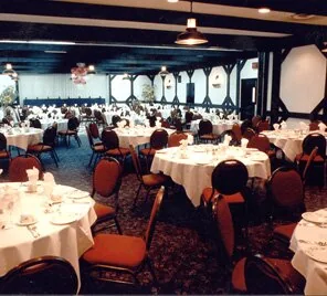 Historic Festival Inn function room and banquet seating, illustrating hotel social gatherings